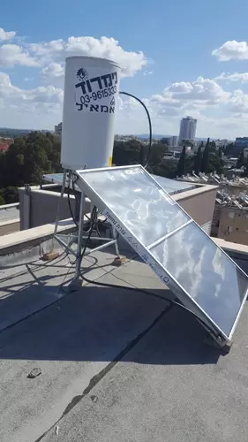 התקנת דוד קולט וסטנד חדשים